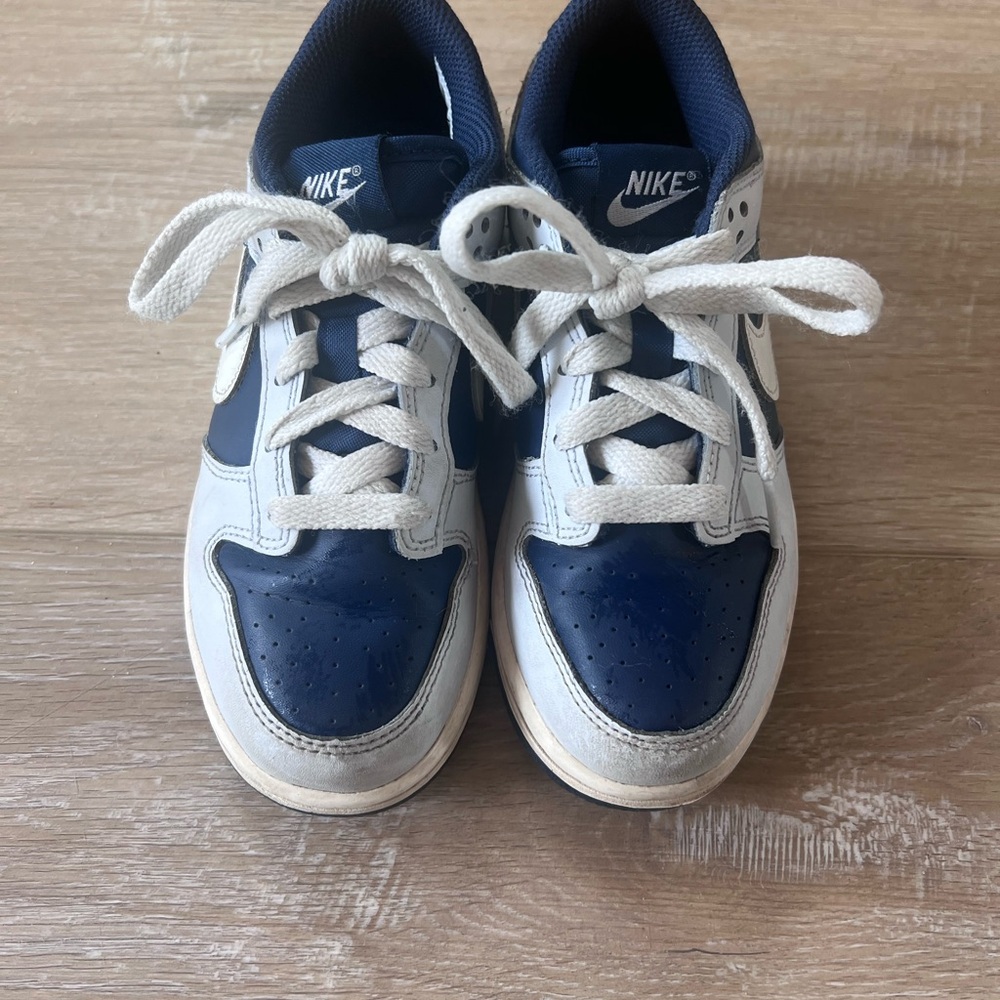 Nike Kids' Navy and White Sneakers